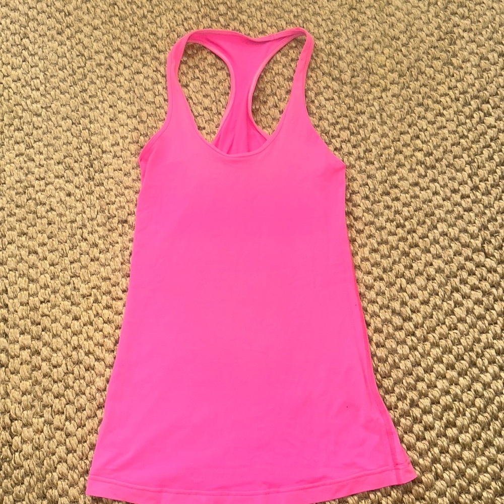 Vintage Lululemon pink razorback tank size 4